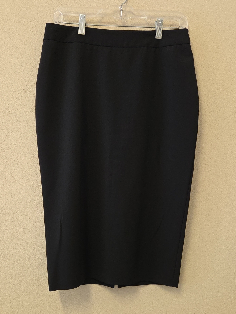 United Colors of Benetton Women Workwear Classic Black Pencil Skirt Size L